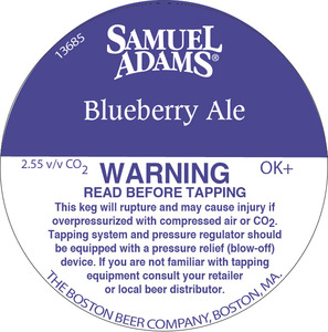 Samuel Adams Blueberry Ale July 2016