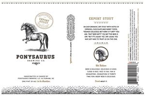 Ponysaurus Brewing Co. Export Stout