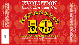 Evolution Craft Brewing Company Menagerie 10 Russian Imperial Stout