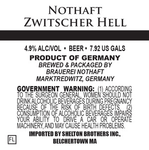 Nothaft Zwitscher Hell July 2016