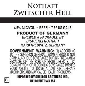 Nothaft Zwitscher Hell