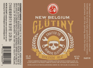New Belgium Brewing Glutiny Golden Ale