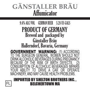 Ganstaller Brau Affumicator July 2016