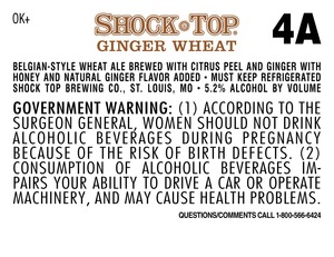 Shock Top Ginger Wheat