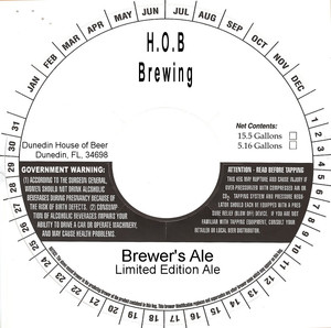 Hob Brewing Brewer's Ale