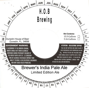 Hob Brewing Brewer's IPA