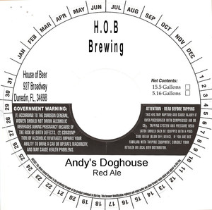 Hob Brewing Andy's Doghouse Red