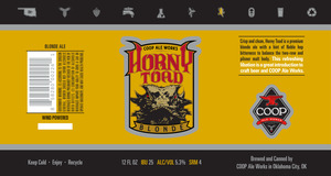 Horny Toad Blonde July 2016