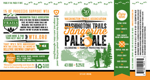 Bellevue Brewing Company Washington Trails Tangerine Pale Ale