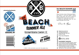 Rockaway Brewing Company Da Beach July 2016