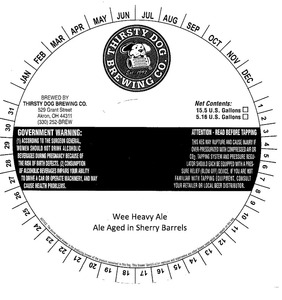 Thirsty Dog Brewing Co Wee Heavy Ale