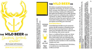 The Wild Beer Co Sleeping Lemons July 2016