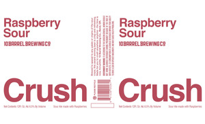 10 Barrel Brewing Co. Raspberry Sour Crush July 2016