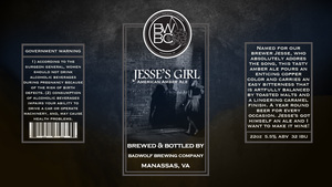 Jesse's Girl Jesse's Girl American Amber Ale