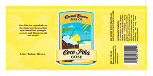 Coastal Empire Beer Co Coco-piÑa Gose