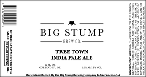Big Stump Brewing Company Tree Town India Pale Ale