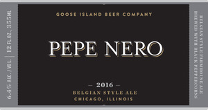 Goose Island Beer Co. Pepe Nero