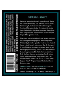 The Lost Abbey Serpent's Stout