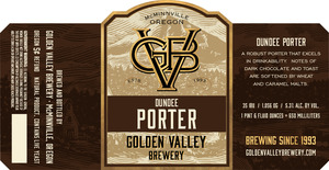 Golden Valley Brewery Dundee Porter