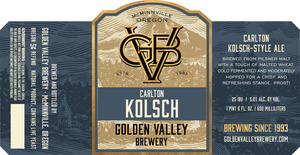 Golden Valley Brewery Carlton Kolsch