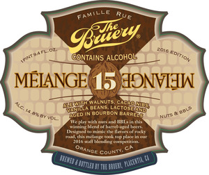 The Bruery Melange No. 15