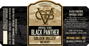 Golden Valley Brewery Black Panther Imperial Stout