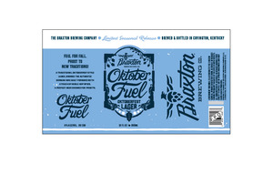 Oktober Fuel Oktoberfest Lager June 2016