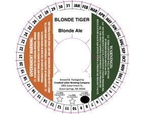 Blonde Tiger Ale 