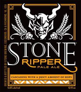 Stone Ripper Pale Ale July 2016