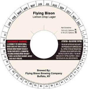 Flying Bison Lemon Drop Lager