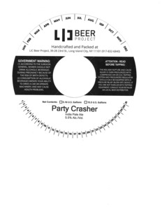 Party Crasher Party Crasher July 2016