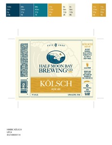 Half Moon Bay Brewing Company Kolsch Style Ale