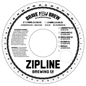 Zipline Brewing Co. Hibiscus Saison July 2016