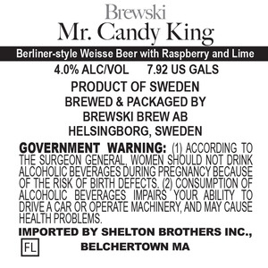 Brewski Mr.candy King July 2016