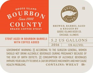 Goose Island Bourbon County Brand Coffee Stout