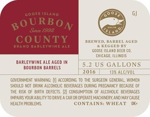 Goose Island Bourbon County Brand Barleywine