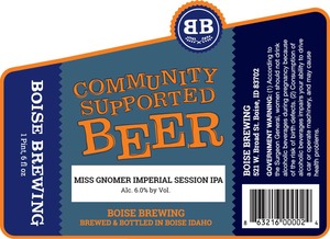 Boise Brewing Miss Gnomer