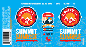 Denver Beer Co Summit Sunrise
