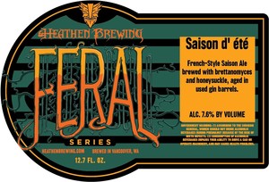 Heathen Brewing Saison D'ete'