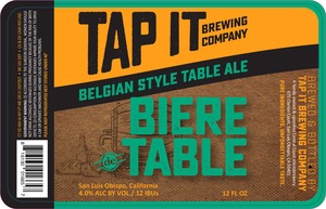 Tap It Brewing Co Biere De Table