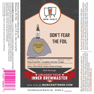 Mobcraft Beer Don't Fear The Foil