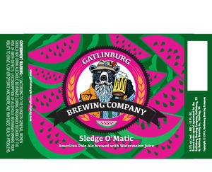 Gatlinburg Brewing Company Sledge O'matic July 2016