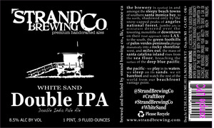 White Sand Imperial IPA July 2016