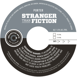 Collective Arts Stranger Than Fiction