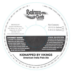 Solemn Oath Brewery Kidnapped By Vikings