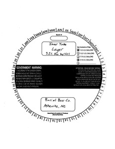 Burial Beer Co. Inner Tube Lager July 2016