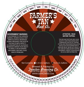 Tractor Brewing Company Farmer's Tan Red Ale