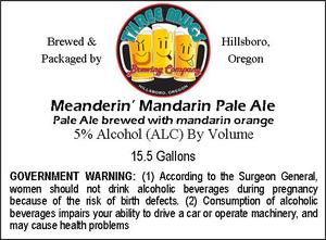 Three Mugs Brewing Meanderin' Mandarin Pale Ale