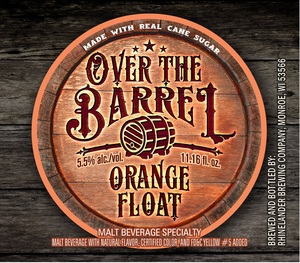 Over The Barrel Orange Float July 2016