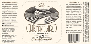 Garage Project Chateau Aro